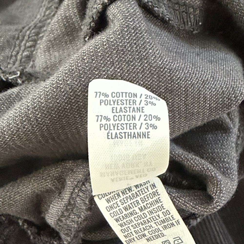AERIE Corduroy overalls size S charcoal grey color - Picture 6 of 10